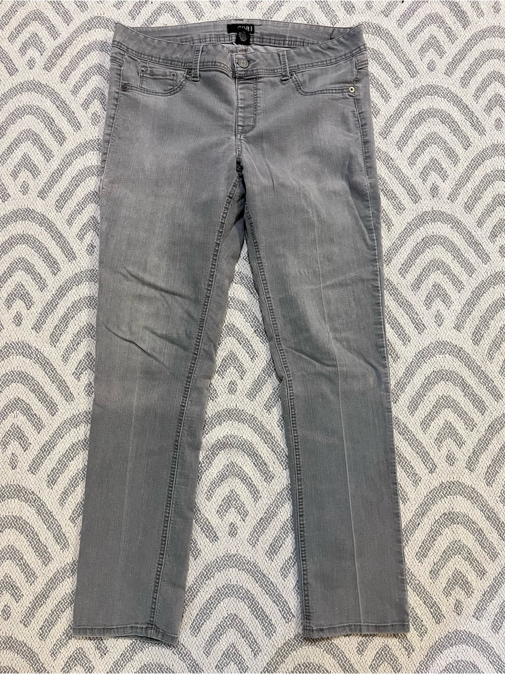 A.N.A (A New Approach) Woman Women’s Gray Skinny Fit Jegging Plus Size 1X
